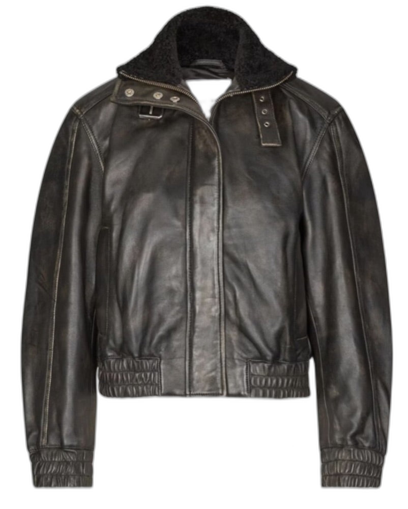 SAMSOE SAMSOE Meadow Leather Jacket