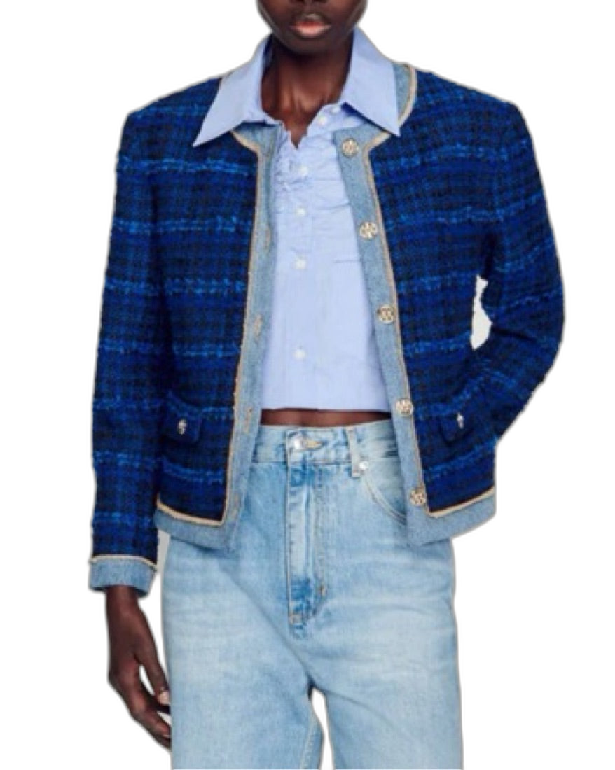 Sandro Asto Tweed Jacket