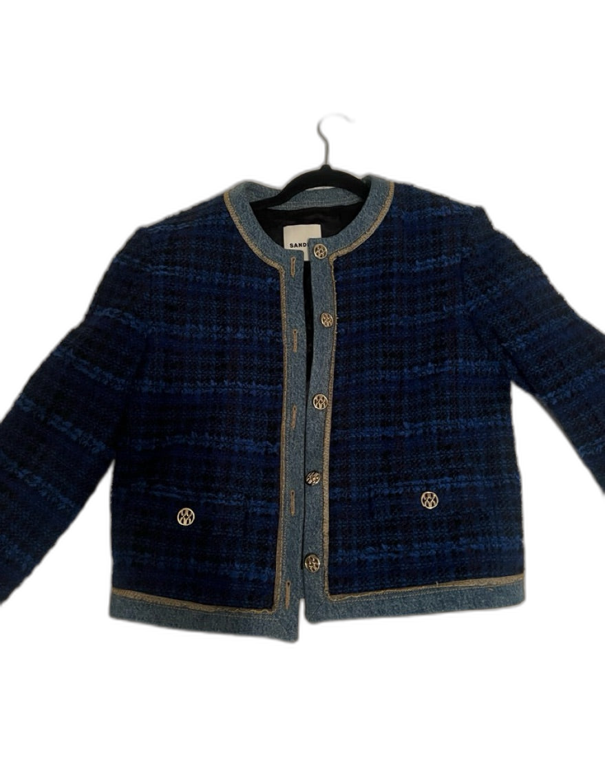 Sandro Asto Tweed Jacket