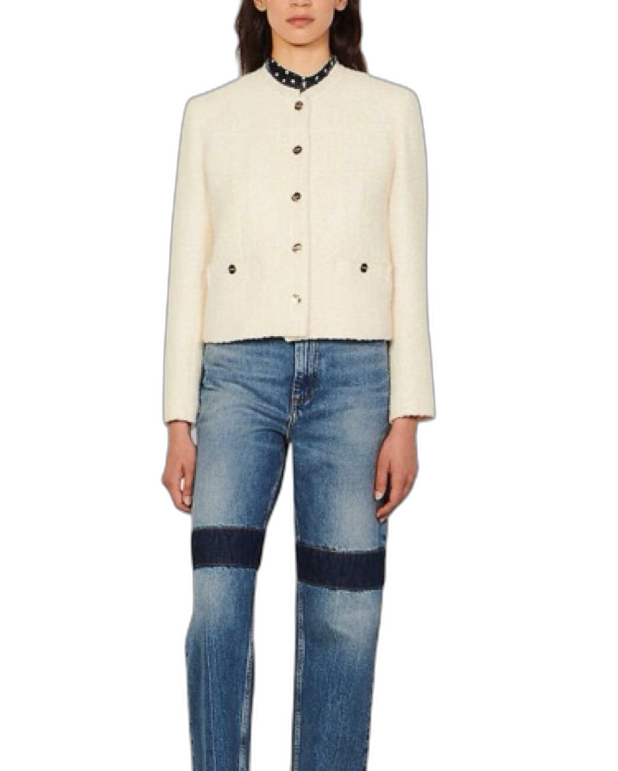 Sandro Sissi Tweed Jacket