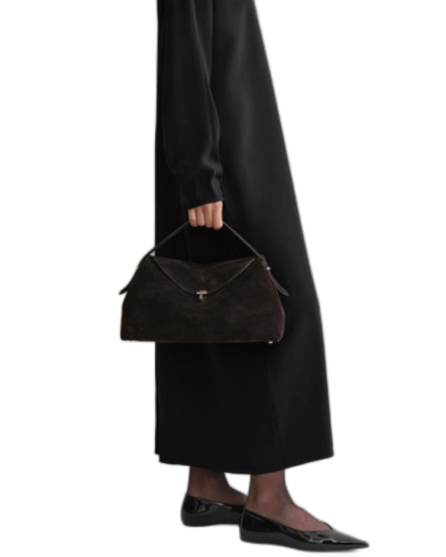 Toteme T-Lock Suede Bag