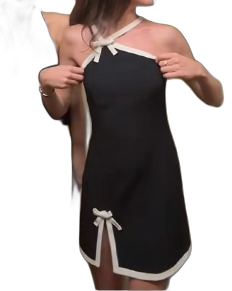MSGM Bow Mini Dress