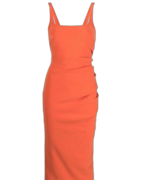 Bec & Bridge Karina Tuck Midi Dresss transparent product image 2